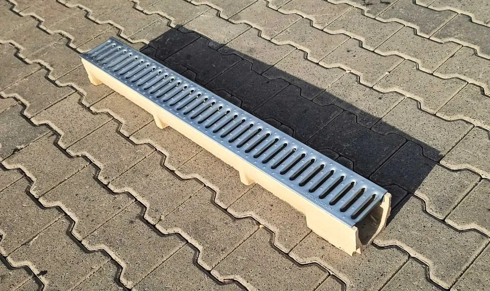 Odpływ liniowy A15 (odwodnienie) polimerobeton + ruszt