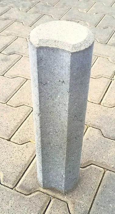 Palisada okrągła 40×11 szara