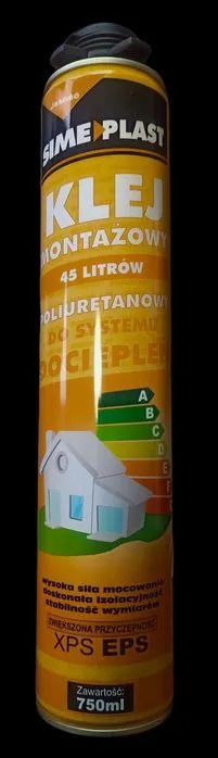 Klej montażowy (pianoklej) do styropianu SIME PLAST 750ml
