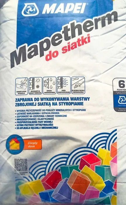 Klej do siatki MAPEI Mapetherm 25 kg